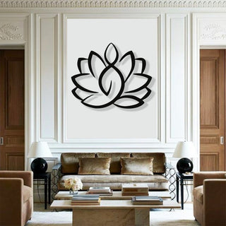 Lotus Yoga Decor Wall Art Cut Metal Sign Laser Cut Metal Signs Custom Gift Ideas