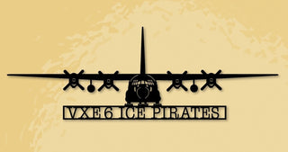 Lc130 Vxe6 Ice Pirates Aircraft Skiing Anyone? Metal Sign, Cut Metal Sign Wall Decor Laser Cut Metal Signs Custom Gift Ideas