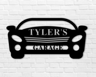 Custom Car Metal Sign, Car Garage Sign, Personalized Muscle Car Sign, Car Shop Sign, Car Mechanic Gift, Father's Day Gift, Gift For Him Laser Cut Metal Signs Custom Gift Ideas