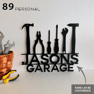 Garage toolbox Personalized Metal Sign