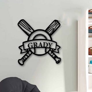 Baseball is life 2 Personalized Cut Metal Sign Laser Cut Metal Signs Custom Gift Ideas