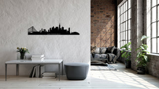 San Francisco City Silhouette Metal Wall Art, San Francisco Skyline Metal Wall Decor, Home Living Room Decoration, Wall Hangings,, Metal Laser Cut Metal Signs Custom Gift Ideas