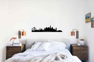 San Francisco City Silhouette Metal Wall Art, San Francisco Skyline Metal Wall Decor, Home Living Room Decoration, Wall Hangings,, Metal Laser Cut Metal Signs Custom Gift Ideas