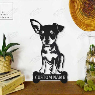 Chihuahua Personalized Metal Wall Decor, Cut Metal Sign, Metal Wall Art, Metal House Sign Laser Cut Metal Signs Custom Gift Ideas