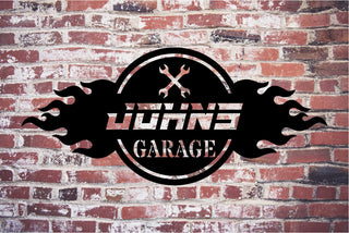 Personalized Garage Sign, Garage Metal Art, Garage Home Decor, Garage Sign Home Decor, Metal Wall Art, Laser Cut Metal Signs Custom Gift Ideas