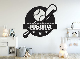 Personalized Baseball Metal Sign, Boys Wall Decor, Boys Room Metal Wall Decor, Personalized Decor, Bedroom Decor, Metal Wall Art Laser Cut Metal Signs Custom Gift Ideas