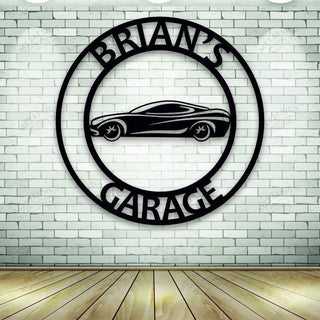 Personalized Custom Car Garage Sign, Cut Metal Sign, Metal Wall Art, Metal House Sign Laser Cut Metal Signs Custom Gift Ideas