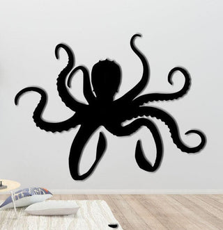 Octopus Wall Art, Octopus Decor, Outdoor Sign, Wall Decor, Beach Wall Art ,wooden Beach Decor, Octopus Wall Hanging, Metal Octopus Art Laser Cut Metal Signs Custom Gift Ideas