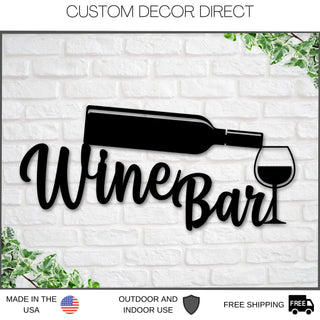 Mothers Day Gift, Personalized Mothers Day Gift, Gift For Mom, Personalized Bar Sign, Wine Decor, Wine Bar Sign, Mother's Day Gift, Wine Mom Laser Cut Metal Signs Custom Gift Ideas