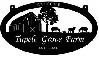 Metal Sheep Sign, Barn Sheep Pasture Sign Customized With Your Name, Metal Wall Art, Metal House Sign Laser Cut Metal Signs Custom Gift Ideas