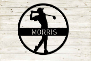 Personalized Golf Sign, Personalized Golf Decor, Golf Wall Art, 19th Hole Sign, Bar Sign, Last Name Metal Sign, Family Name Sign, Golf Sign Laser Cut Metal Signs Custom Gift Ideas