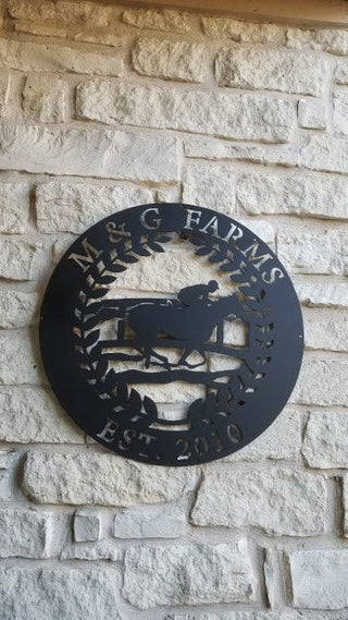 Derby Sign, Horse Racing, Family Metal Sign,ranch Sign, Jockey Sign, Gate Sign, Plasma Cut Steel Sign ,steel Art, Welcome Sign Laser Cut Metal Signs Custom Gift Ideas