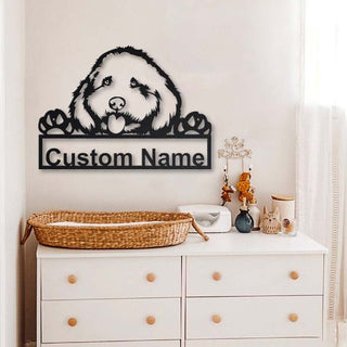 Personalized Cockapoo Dog Metal Sign Art, Custom Cockapoo Dog Metal Sign, Dog Gift, Birthday Gift, Animal Funny Laser Cut Metal Signs Custom Gift Ideas