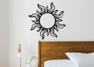 Sun Wall Art Decor Cut Metal Sign Laser Cut Metal Signs Custom Gift Ideas