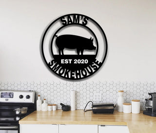 Personalized Bbq Grill Sign Metal Wall Art, Great Giftfast Delivery!outdoor Sign, Personalized Grill Sign Bbq Party Decor, Bbq Grill Sign Laser Cut Metal Signs Custom Gift Ideas