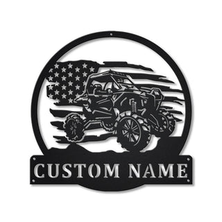 Personalized Us Atv Monogram Metal Sign Art, Custom Us Atv Metal Sign, Hobbie Gifts, Sport Gift, Birthday Gift Laser Cut Metal Signs Custom Gift Ideas