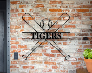 Baseball is life Personalized Cut Metal Sign Laser Cut Metal Signs Custom Gift Ideas