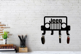 Custom Jeep Keychain Holder Metal, Keychain Holder, Jeep Lovers, Jeep Metal Art, Metal Sign For Jeep Lover, Metal Key Rack, Garage Decor Laser Cut Metal Signs Custom Gift Ideas