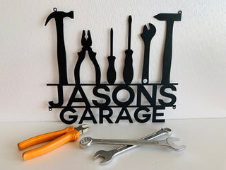 Mechanic garage Personalized Cut Metal Sign Laser Cut Metal Signs Custom Gift Ideas