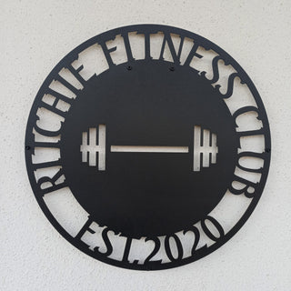 Gym Sign, Custom Metal Gym Sign, Personalized Home Gym Sign, Fitness Club, Fitness Club Sign, Home Gym Sign, Cross Fit Sign, Custom Gym Laser Cut Metal Signs Custom Gift Ideas