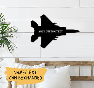 Custom Name/Text US Air Force Cut Metal Sign Laser Cut Metal Signs Custom Gift Ideas