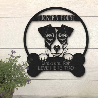 Danish Swedish Dog Lovers Funny Personalized Metal House Sign Laser Cut Metal Signs Custom Gift Ideas