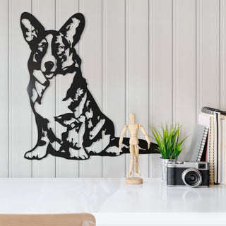 Corgi Metal Sign Cardigan Corgi Personalized Name Metal Sign Dog Metal Wall Art Corgi Metal Wall Decor Corgi Wall Art Laser Cut Metal Signs Custom Gift Ideas