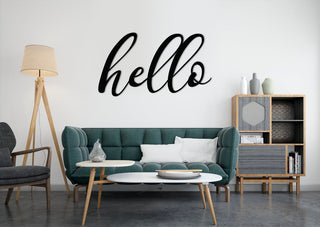 Hello Cut Metal Sign Laser Cut Metal Signs Custom Gift Ideas