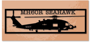 Mh60r Seahawk Multimission Maritime Helicopter Metal Sign, Cut Metal Sign Wall Decor Laser Cut Metal Signs Custom Gift Ideas