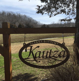 Large Personalized, Metal Sign With Your Name, Metal Wall Art, Metal House Sign Laser Cut Metal Signs Custom Gift Ideas