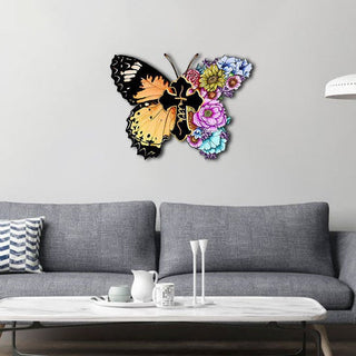 Monarch Butterfly Sunflower Faith Christian Cross Jesus 3 Decor Wall Art Cut Metal Sign Laser Cut Metal Signs Custom Gift Ideas