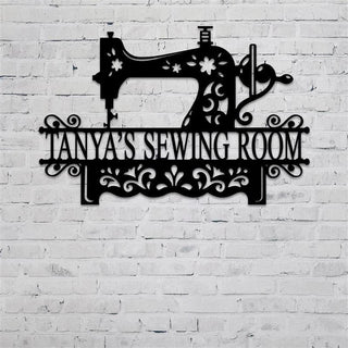 Metal Sewing Sign, Sewing Room Sign, Sewing Lover Gift, Metal Sewing Sign, Sewing Room Decor, Seamstress Gift, Quilting Gift Laser Cut Metal Signs Custom Gift Ideas