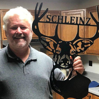 Fathers Day Gift Hunting Gifts For Men, Deer Hunting Gift Idea, Personalized Gifts For Father, Boyfriend, Brother, Grandpa, Decor Laser Cut Metal Signs Custom Gift Ideas