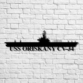 Uss Oriskany Cv34 Navy Ship Metal Art, Gift For Navy Veteran, Navy Ships Silhouette Metal Art, Navy Home Decor Laser Cut Metal Signs Custom Gift Ideas