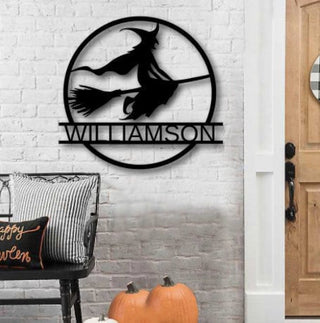 Personalized Halloween Sign, Halloween Sign, Halloween Decor, Halloween Metal Sign, Happy Halloween Sign, Halloween Decor, Family Sign Laser Cut Metal Signs Custom Gift Ideas