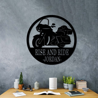 Motorcycle Monogram Customized Metal Signs, Custom Metal Sign, Custom Signs, Metal Sign Laser Cut Metal Signs Custom Gift Ideas