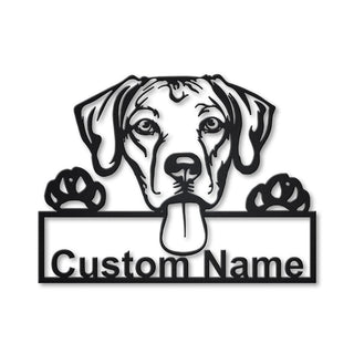 Personalized Rhodesian Ridgeback Dog Metal Sign Art, Custom Rhodesian Ridgeback Metal Sign, Animal Funny, Father's Day Giftpets Gift, Laser Cut Metal Signs Custom Gift Ideas