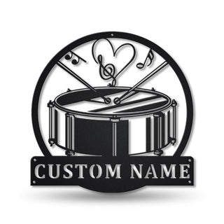 Personalized Snare Drum Monogram Metal Sign Art, Custom Snare Drum Monogram Metal Sign, Birthday Gift, Snare Drum Gift, Music Gift Laser Cut Metal Signs Custom Gift Ideas