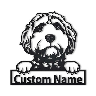 Personalized Goldendoodle Dog Metal Sign Art, Custom Goldendoodle Dog Metal Sign, Goldendoodle Dog Gifts Funny, Dog Gift, Animal Custom, Laser Cut Metal Signs Custom Gift Ideas