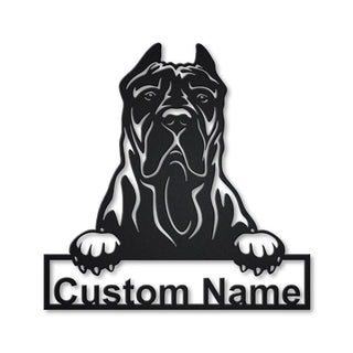 Personalized Presa Canario Dog Metal Sign Art, Custom Presa Canario Dog Metal Sign, Animal Funny, Father's Day Gift, Pets Gift Laser Cut Metal Signs Custom Gift Ideas