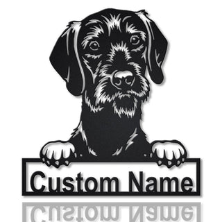 Personalized Short Haired Pudelpointer Dog Metal Sign Art, Custom Short Haired Pudelpointer Dog Metal Sign, Animal Funny, Pet Gift Laser Cut Metal Signs Custom Gift Ideas