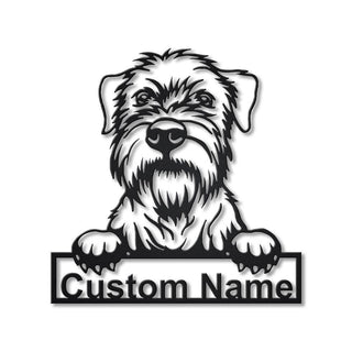 Personalized Wheaten Terrier Dog Metal Sign Art, Custom Wheaten Terrier Dog Metal Sign, Dog Gift, Birthday Gift, Animal Funny, Laser Cut Metal Signs Custom Gift Ideas