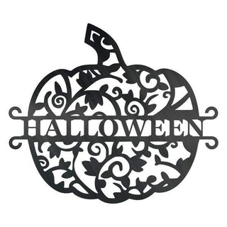 Pumpkin Halloween Monogram Customized Metal Signs, Custom Metal Sign, Custom Signs, Metal Sign, Metal Laser Cut Metal Signs Custom Gift Ideas