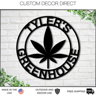 Custom Marijuana Sign, Weed Metal Wall Decor, Marijuana Dispensary Sign, Cannabis Wall Art, Marijuana Leaf Metal Sign, Gift For Stoners Laser Cut Metal Signs Custom Gift Ideas