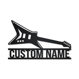 Personalized Heavy Metal Guitar Metal Sign Art, Heavy Metal Guitar Metal Wall Art, Bedroom Decor, Custom Guitar Decoration, Laser Cut Metal Signs Custom Gift Ideas