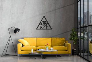 Eye Of Horus Metal Wall Decor, Metal Wall Art, Housewarming Gift, Large Metal Decor, Wall Hangings, Metal Laser Cut Metal Signs Custom Gift Ideas