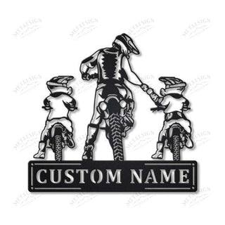 Motorcross Rider Dad Personalized Metal Wall Decor, Cut Metal Sign, Metal Wall Art, Metal House Sign, Metal Laser Cut Metal Signs Custom Gift Ideas