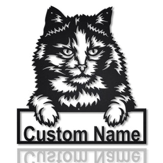 Personalized Tortoiseshell Cat Metal Sign Art, Custom Tortoiseshell Cat Metal Sign, Animal Gift, Pets Gift, Birthday Gift, Laser Cut Metal Signs Custom Gift Ideas