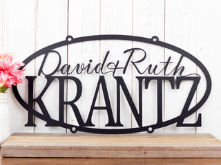 Custom Metal Sign, Outdoor Metal Wall Art, Metal Signs Personalized, Hanging Metal Sign, Personalized Family Name Sign, Laser Cut Metal Signs Custom Gift Ideas