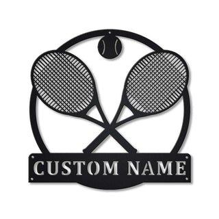 Personalized Tennis Monogram Metal Sign Art, Custom Tennis Monogram Metal Sign, Hobbie Gifts, Sport Gift, Birthday Gift, Laser Cut Metal Signs Custom Gift Ideas